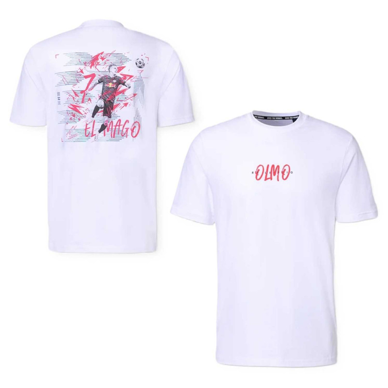 RB Leipzig T-Shirt - Olmo - weiß Shirt RBL - Größe XS bis 3XL