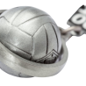 Borussia Mönchengladbach Schlüsselanhänger - 3D Ball - Anhänger Retroball Metall BMG