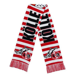 1. FC Köln Schal - Alaaf - rot/weiß Premiumschal Fanschal