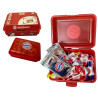 FC Bayern München Brotdose gefüllt mit Süßigkeiten Lunchbox FCB