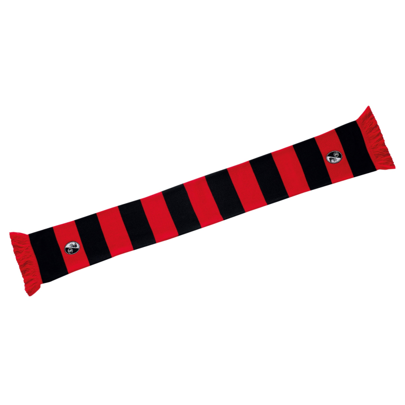 SC Freiburg Schal - Blockstreifen - rot/schwarz Fanschal Scarf