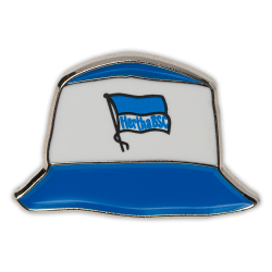Hertha BSC Berlin Pin - Fischerhut - blau/weiß Anstecker HBSCB