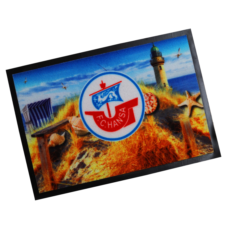 F.C. Hansa Rostock Fußmatte - Leuchtturm - Matte Abtreter