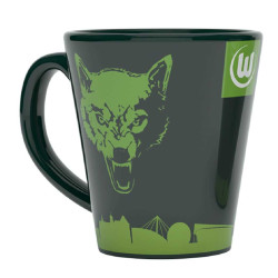 VfL Wolfsburg Tasse - Wolf Mein Revier - Kaffeetasse Becher