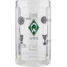SV Werder Bremen Bierseidel - Erfolge -  0,5 l Glas Krug Bierglas