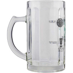 SV Werder Bremen Bierseidel - Erfolge -  0,5 l Glas Krug Bierglas