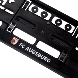 FC Augsburg Kennzeichenhalter - Logo - 2er Set Nummernschildträger FCA