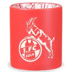 1. FC Köln Tasse - Logo Prägung - rot mit Innendekor Kaffeetasse Becher