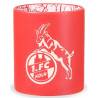 1. FC Köln Tasse - Logo Prägung - rot mit Innendekor Kaffeetasse Becher