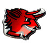 1. FC Kaiserslautern Autoaufkleber 2er Set - 3D Logo & Teufel - Sticker Aufkleber FCK