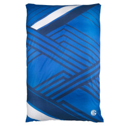 FC Schalke 04 Bettwäsche - Graphic - blau-weiß | 2-teilig | Baumwolle | 135 x 200 cm mit Jutebeutel S04