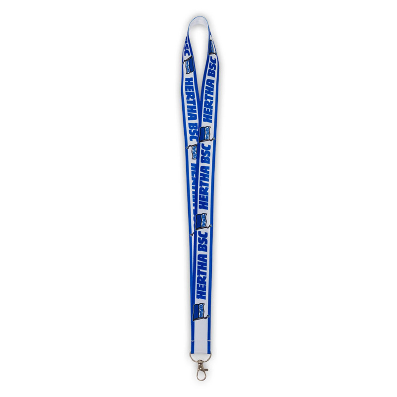 Hertha BSC Berlin Schlüsselband - Schriftzug - blau-weiß Lanyard Keyholder HBSCB