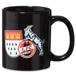 1. FC Köln Tasse Magic - Heimat - schwarz Zaubertasse Kaffeetasse