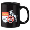 1. FC Köln Tasse Magic - Heimat - schwarz Zaubertasse Kaffeetasse
