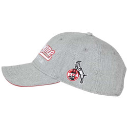 1. FC Köln Basecap - Lindenallee - grau Kappe Cologne Cap Schildmütze