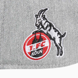 1. FC Köln Basecap - Lindenallee - grau Kappe Cologne Cap Schildmütze