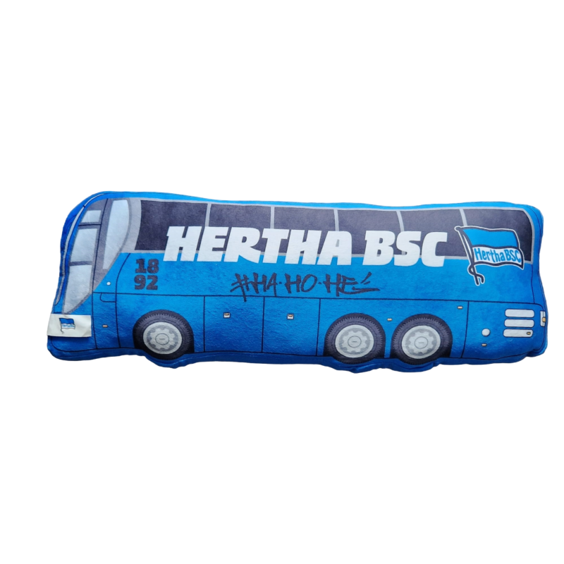 Hertha BSC Berlin Kissen - Mannschaftsbus - Plüschkissen HBSCB