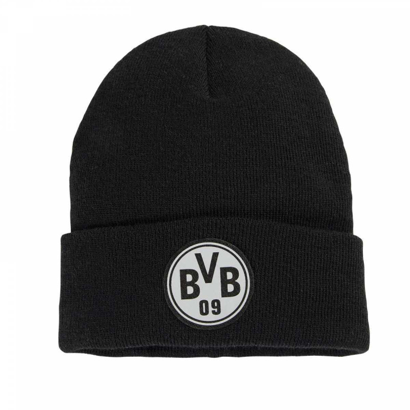 Borussia Dortmund Kinder Beanie - reflective - schwarz | Strickmütze | Mütze | BVB 09