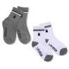 1. FC Köln Kinder Sportsocken - College - grau-weiß 2er Set Socken - diverse Größen