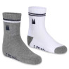1. FC Köln Kinder Sportsocken - College - grau-weiß 2er Set Socken - diverse Größen