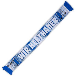 Hertha BSC Berlin Schal - Wir Herthaner - blau/weiß Fanschal HBSCB
