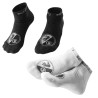 SC Freiburg Sneaker Socken - 2er Set - schwarz & weiß Sneakersocken
