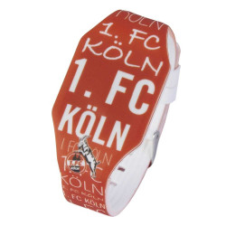 1. FC Köln LED Armbanduhr - allover - Silikon Uhr Fanuhr