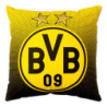 Borussia Dortmund Kissen - Emblem - Farbverlauf, Kuschelkissen, Dekokissen BVB