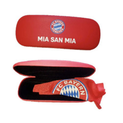 FC Bayern München Brillenetui mit Brillenputztuch - Logo - rot Etui FCB