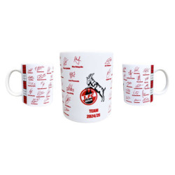1. FC Köln Tasse Unterschriften 2024/2025 Kaffeetasse Signature