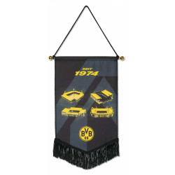 Borussia Dortmund Wimpel - Stadionhistorie - Banner, Schmuckwimpel BVB 09