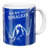 FC Schalke 04 Tasse - Ich bin ein Schalker - blau-weiß Kaffeebecher Becher S04