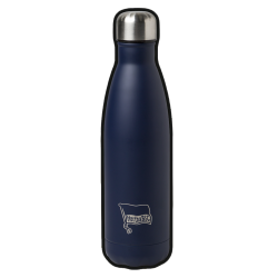 Hertha BSC Berlin Edelstahl Trinkflasche  - Logo - NAVY 0,5 l Flasche Thermosflasche HBSCB