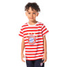 FC Bayern München Kinder T-Shirt Essential rot-weiß gestreift Shirt Kids FCB - Gr. 152 und 164 verfügbar