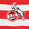 1. FC Köln Bettwäsche - Blockstreifen - rot-weiß |Baumwolle | 2-teilig | 135 x 200 cm