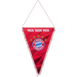 FC Bayern München Schmuckwimpel - Mia San Mia - 37 cm | ROT | Wimpel | Banner FCB