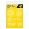 Borussia Dortmund Leuchtsticker-Set 5tlg | Aufkleberkarte | Aufkleber | nachtleuchtend | Sticker BVB 09
