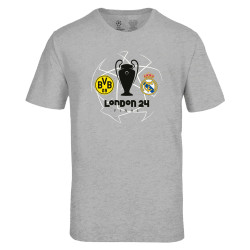 Borussia Dortmund Begegnungsshirt vs. Real Madrid | UEFA CL Finale | Shirt | Grau | BVB 09 | Gr. S bis 4XL