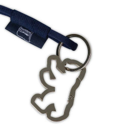 Hertha BSC Berlin Schlüsselband Karabiner Bär blau Lanyard Keyholder HBSCB