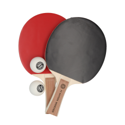 FC Bayern München Tischtennis Set (je 2 x Tischtennis-Schläger und -Bälle) FCB