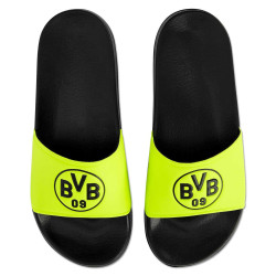Borussia Dortmund Badeschlappen - Neon - Badeschuhe | Badelatschen BVB 09 | Gr. 37/38 bis 45/46