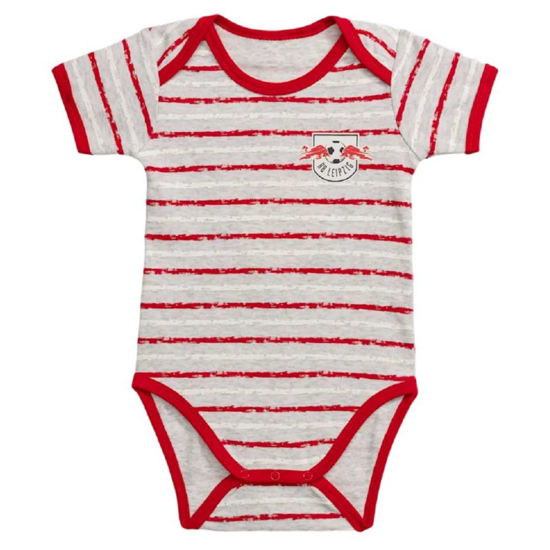 RB Leipzig Baby Body mit Streifen Kurzarm Bodie RBL