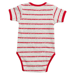 RB Leipzig Baby Body mit Streifen Kurzarm Bodie RBL