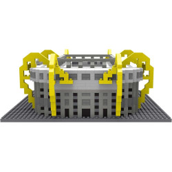 Borussia Dortmund 3D Fußballstadion BAU-Set Signal Iduna Park BRXLZ Bausteine Set BVB 09