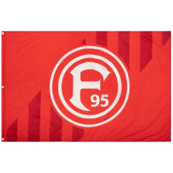 Fortuna Düsseldorf Hissfahne - Logo - 150 x 100 cm | Fahne | Flagge | F95