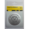 Borussia Dortmund Sticker - Spiegelfolie -  Ø 8 cm Aufkleber Logo BVB 09