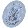 Borussia Dortmund Sticker - Spiegelfolie -  Ø 8 cm Aufkleber Logo BVB 09
