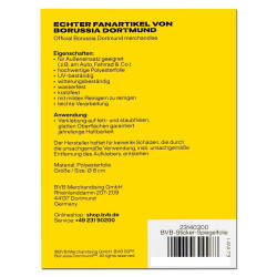 Borussia Dortmund Sticker - Spiegelfolie -  Ø 8 cm Aufkleber Logo BVB 09