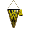 Borussia Dortmund Wimpel gestreift 28 cm Banner Schmuckwimpel - Plus Aufkleber BVB 09