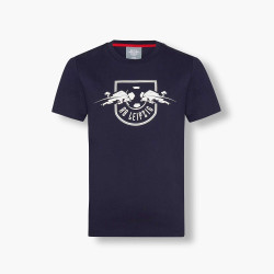 RB Leipzig Kinder T-Shirt - Essential Mono - blau RBL Größe 104